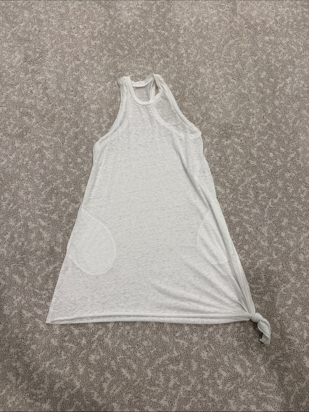 BECCA- White razor back beach cover up